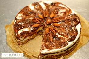 glutenfree coffee cheesecake