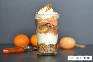 breakfast tifle granola tangerine quark