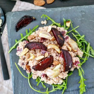 gluten free vegan pink quinoa