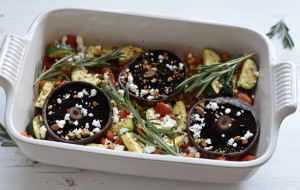 vegetable casserole portobello